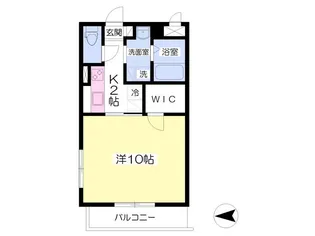 ベルデュール柏【401号室】の間取り