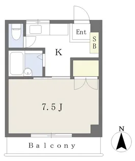 グリーンフォレスト坂の上【202号室】の間取り