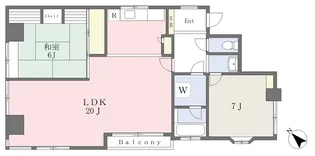 グリーンフォレスト坂の上【501号室】の間取り