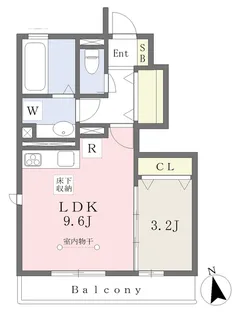レバント【103号室】の間取り