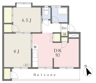 COBOL kuzuhara【202号室】の間取り