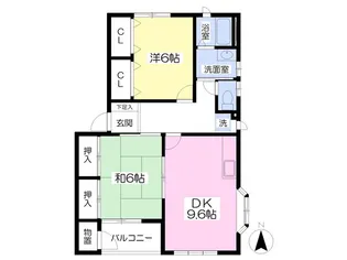 カーム高森Ⅱ【301号室】の間取り