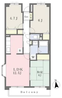 柏ビクトリーマンション壱番館【301号室】の間取り