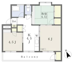 COBOL kuzuhara【101号室】の間取り