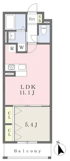 MISTRAL東姫路駅前【305号室】の間取り