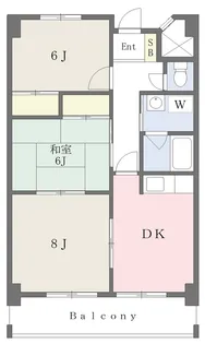 Falco bambino【303号室】の間取り