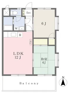 ヴェール上野【302号室】の間取り