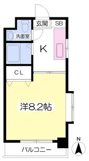 リスブラン21【401号室】の間取り