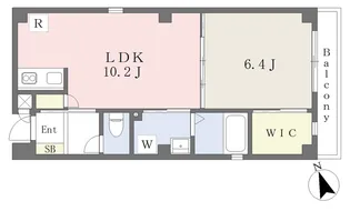 新町cinq【302号室】の間取り
