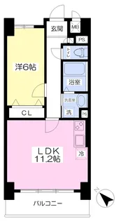 ピュアメゾン【803号室】の間取り