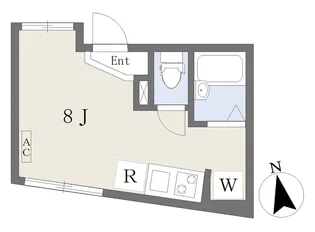 カンビオ西川口【301号室】の間取り
