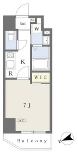 プレイズシード大曽根【501号室】の間取り