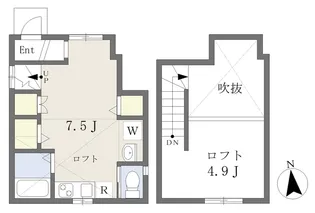 ステージ芝富士【101号室】の間取り