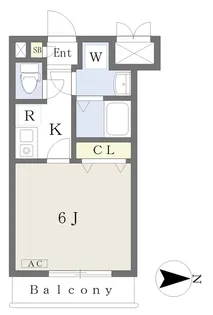 カムプレース西川口【303号室】の間取り