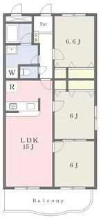 アリビオレジデンシア【203号室】の間取り