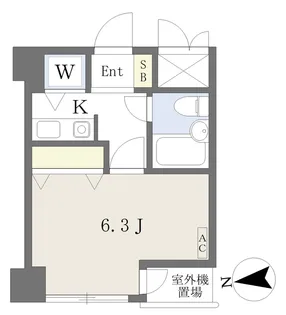 ライオンズマンション一高前第2【305号室】の間取り