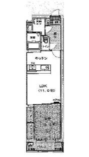 Villa luce【605号室】の間取り