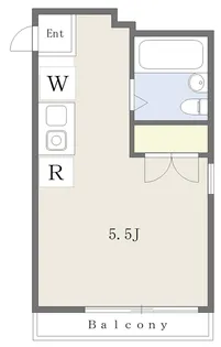 ドミール梅が丘【305号室】の間取り