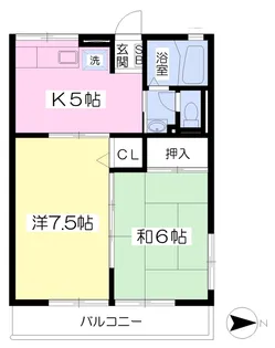 フォーレスト【103号室】の間取り