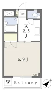 セレンディップ【303号室】の間取り