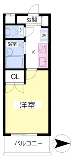 サウンドピア松山Ⅱ【45号室】の間取り