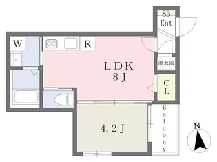 URBAN SEA【301号室】の間取り