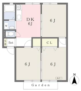 ウィンディアフォーレⅠ【102号室】の間取り