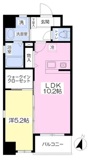 FORZA【201号室】の間取り