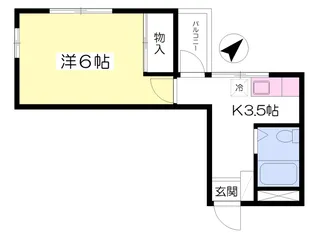 メゾン・グリシン【201号室】の間取り