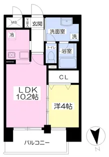 アーバン清水町【902号室】の間取り