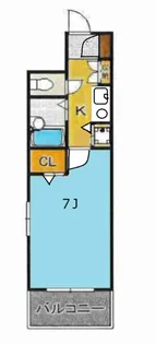 ダイナコート小倉下到津Ⅱ【2階】の間取り
