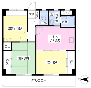ビッグ第一ハイツ【606号室】の間取り