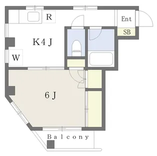 レクエイム西川口【202号室】の間取り