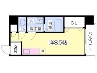 pace【203号室】の間取り