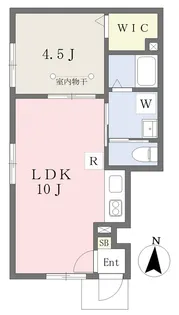 LUMIELE土居田【101号室】の間取り