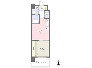 アルティザ小倉【2階】の間取り