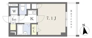 シーガル池下【501号室】の間取り