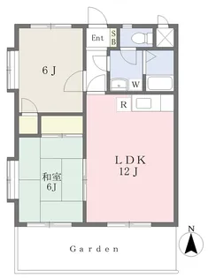 ヴェール上野【101号室】の間取り