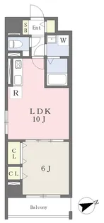 MISTRAL栗山町【606号室】の間取り