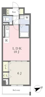 MISTRAL栗山町【904号室】の間取り