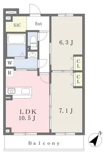 HK大宮【305号室】の間取り