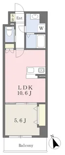 MISTRAL姫路駅前Ⅷ安田【302号室】の間取り