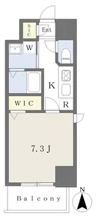 プレイズシード御器所ウエスト【204号室】の間取り