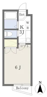 レジデンス台原【103号室】の間取り