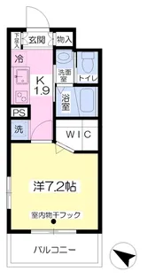 サニーハイツ さいたま新都心【201号室】の間取り