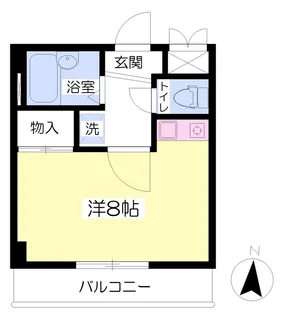 エスポワール松山【505号室】の間取り