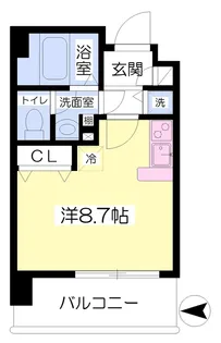プリムヴェール上木崎【503号室】の間取り