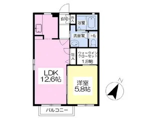 アーク・アムール伍番館【205号室】の間取り