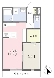 Liam【102号室】の間取り