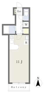 ヴィラ・アンソレイエ南梅本【305号室】の間取り